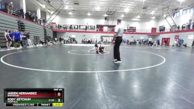 141 lbs Champ. Round 1 - Jaiden Hernandez, Bridgeport vs Kody Ketchum, Maryville