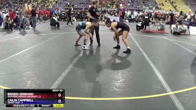 117 lbs Semis & 3rd Wb (16 Team) - Briseis Serrano, Southern Oregon University vs Cailin Campbell, Grand View