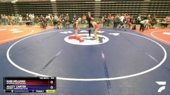 102 lbs Cons. Semi - Xabi Hellman, Wyoming Unattached vs Auzzy Carter, Powell Wrestling Club