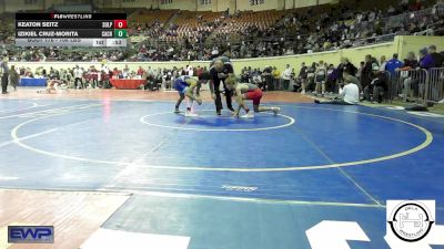 108 lbs Consi Of 32 #2 - Keaton Seitz, Sulphur vs Izikiel Cruz-Morita, Cache