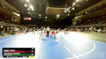 106 lbs Cons. Round 2 - Avery Jones, Oakdale vs Brooklyn Harper, Rio Americano