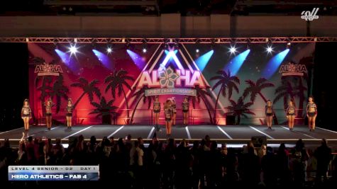 Hero Athletics - Fab 4 [2026 L4 Senior - D2 Day 1] 2026 Aloha Portland Showdown