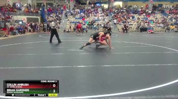 150 lbs Cons. Round 3 - Brian Gardner, Bishop McNamara vs Collin Ambush, St. James School