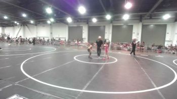 57 lbs 5th Place - Nicholas Gutierrez, Sting WC vs Evelyn Morin, Unattached
