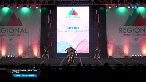 Fusion All Stars Pleasant Grove - Nitro [2025 L1 Youth - Small Day 2] 2025 The West Regional Summit & The Recreational Summit