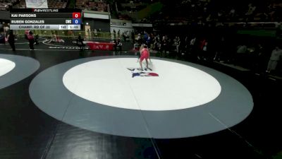 144 lbs Champ. Rd Of 32 - Kai Parsons vs Ruben Gonzales, Credo Wrestling Club