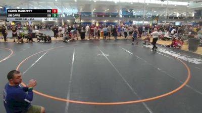 150 lbs Champ. Round 2 - Jin Davis, Unattached vs Caden Mahaffey, Unattached