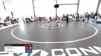 40 kg 3rd Place - Haakon Peterson, Sebolt Wrestling Academy vs Tye Johnson, JK Squad