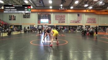 130 lbs 1st Place Match - Josie Logan, Marion vs Hailey Wiskus, Dubuque Hempstead