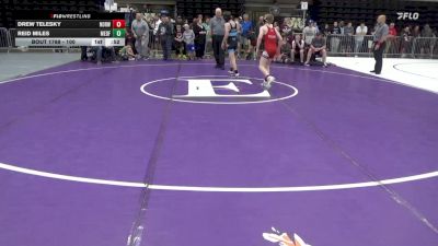 100 lbs 3rd Place - Drew Telesky, Norwich vs Reid Miles, Medford