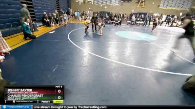 93 lbs 1st Place Match - Charles Pendergrast, Skagit Valley Yellowjackets Wrestling Club vs Johnny Baxter, Punisher Wrestling Company