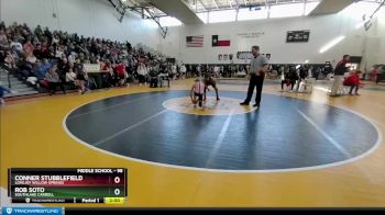 98 lbs Champ. Round 2 - Conner Stubblefield, Lovejoy Willow Springs vs Rob Soto, Southlake Carroll