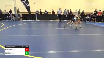 87 lbs Quarterfinal - Nikos Filipos, Allentown vs Melvin Miller, Bishop McCort