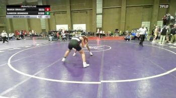 138 lbs Cons. Round 1 - Landon Jennings, Hillsboro vs Makai Smalley, Odessa