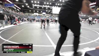 110 lbs Champ. Round 1 - Brayden Martinez, South Central Punishers vs Noah Majka, Prodigy Elite