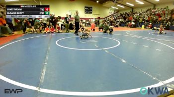 40 lbs Round Of 16 - Luke Themm, Team Tulsa Wrestling Club vs Sloane Scott, Hilldale Youth Wrestling Club
