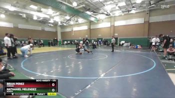 175 lbs Cons. Round 4 - Brian Perez, Carson vs Nathaniel Melendez, Norco