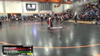 75 lbs Quarterfinal - Evan Helgerson, McDominate Training Center vs Moses Alcaraz, Alburnett Mat Pack