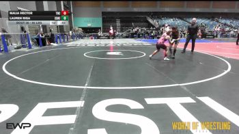 95 lbs Consi Of 8 #1 - Malia Hector, Toro World Club vs Lauren Riga, Salem Elite Mat Club