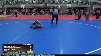 75 lbs Cons. Round 2 - Mason Olsen, GMLOS vs Sawyer Ryks, Berge Elite Wrestling Academy