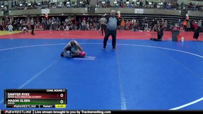 75 lbs Cons. Round 2 - Mason Olsen, GMLOS vs Sawyer Ryks, Berge Elite Wrestling Academy