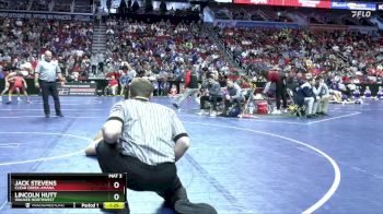 3A-150 lbs Cons. Round 2 - Jack Stevens, Clear Creek-Amana vs Lincoln Hutt, Waukee Northwest
