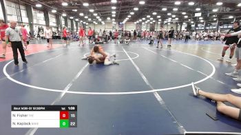 160 lbs Rr Rnd 1 - Nicholas Fisher, The Asylum Red vs Nicholas Kaplack, Noke Wrestling RTC