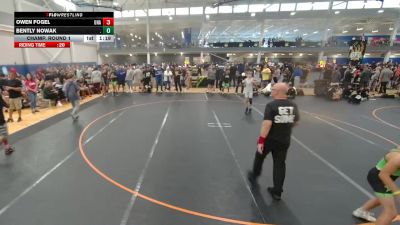 120 lbs Champ. Round 1 - Bently Nowak, . vs Owen Fogel, Unattached
