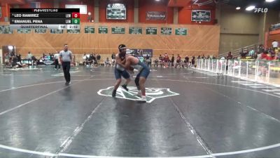 197 lbs Quarterfinal - Emanuel Pena, Lemoore College vs Leo Ramirez, Lemoore College