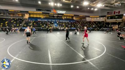 190 lbs Champ. Round 2 - Jimmy Mastny, Woodstock (Marian) vs Brock Schmidt, Hortonville