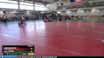 98 lbs Round 2 (4 Team) - Vita Savage, Ohio vs Jade Brundige, Missouri Red