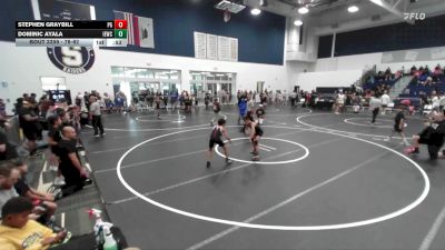 78-82 lbs Cons. Round 3 - Dominic Ayala, Inland Elite Wrestling Club vs Stephen Graybill, Petersons Grapplers