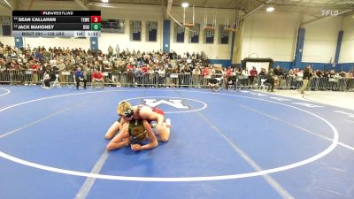 138 lbs Consi Of 8 #2 - Sean Callahan, Tewksbury vs Jack Mahoney, Duxbury