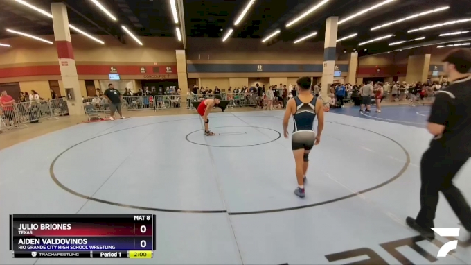 132 lbs Cons. Round 2 - Julio Briones, Texas vs Aiden Valdovinos, Rio ...