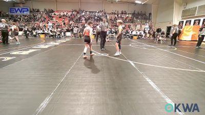 100 lbs Consi Of 8 #2 - Emerson Luxton, Bartlesville Wrestling Club vs Augustus Cosby, Pawhuska Elks Takedown