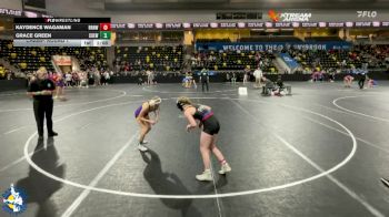 120 lbs Champ. Round 1 - Grace Green, Central DeWitt vs Kaydence Wagaman, Raccoon River-Northwest