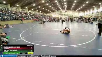 132 lbs Cons. Round 4 - Alejandro Romero, Granger vs Brody Rhoades, Uintah