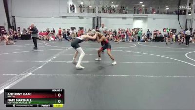 113 lbs Round 1 (8 Team) - Nate Marshall, South Side WC Blue vs Anthony Isaac, BTS