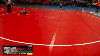60 lbs Semis & 1st Wrestleback (8 Team) - Hudson Detloff, Holdingford vs Brogan Lange, Caledonia/Houston