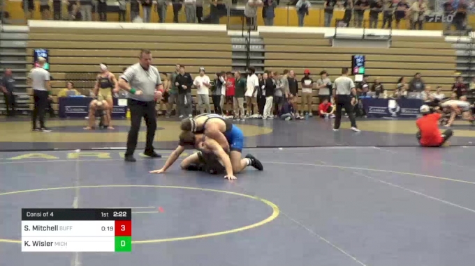 197 lbs Consi Of 4 - Sam Mitchell, Buffalo vs Kael Wisler, Michigan State