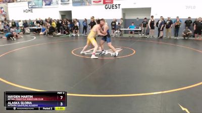175 lbs Quarterfinal - Hayden Martin, Bethel Freestyle Wrestling Club vs Alaska Gloria, Interior Grappling Academy