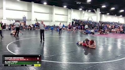 150 lbs Round 3 (16 Team) - Hunter Browning, S.E.O. Wrestling Club- Team Red vs Blake Forke, Team STL Blue