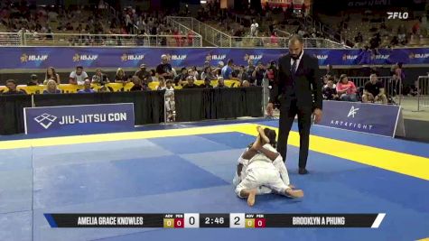 Brooklyn A Phung vs Amelia Grace Knowles 2026 Pan Kids Jiu-Jitsu IBJJF Championship