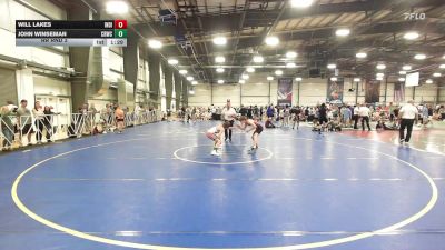 113 lbs Rr Rnd 3 - Will Lakes, Indiana Outlaws Blue vs John Winseman, Camp Reynolds
