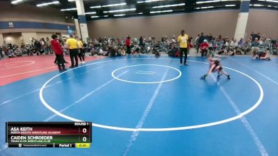 48-49 A Round 1 - Caiden Schroeder, Texas Elite Wrestling Club vs Asa Keith, North DeSoto Wrestling Academy