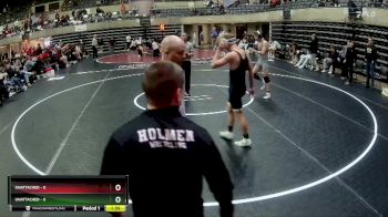 133 lbs Finals (8 Team) - Hunter Frank, Caledonia-Houston vs Caleb Eggerichs, Holmen