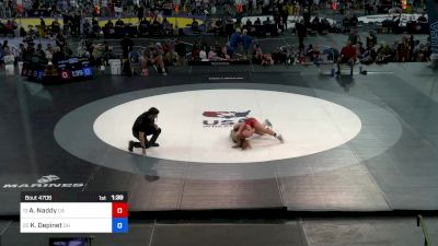 136 lbs Rnd Of 32 - Ayaka Naddy, CA vs Kiera Depinet, OH