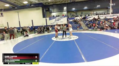 197 lbs 3rd Place Match - Gabe Carter, UW-LaCrosse vs Evan Danowski, UW-Whitewater