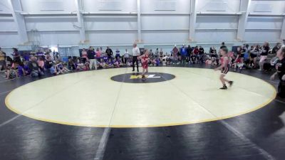 56 lbs Round Robin 2 - Peyton Heckathorn, Backyard Barbies vs Ava Hill, Valkyrie Girls WC-Girls
