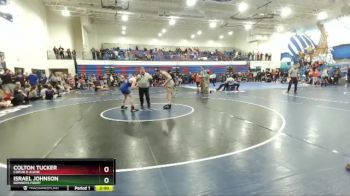 145 lbs Quarterfinal - Colton Tucker, Coeur D Alene vs Israel Johnson, Bonners Ferry